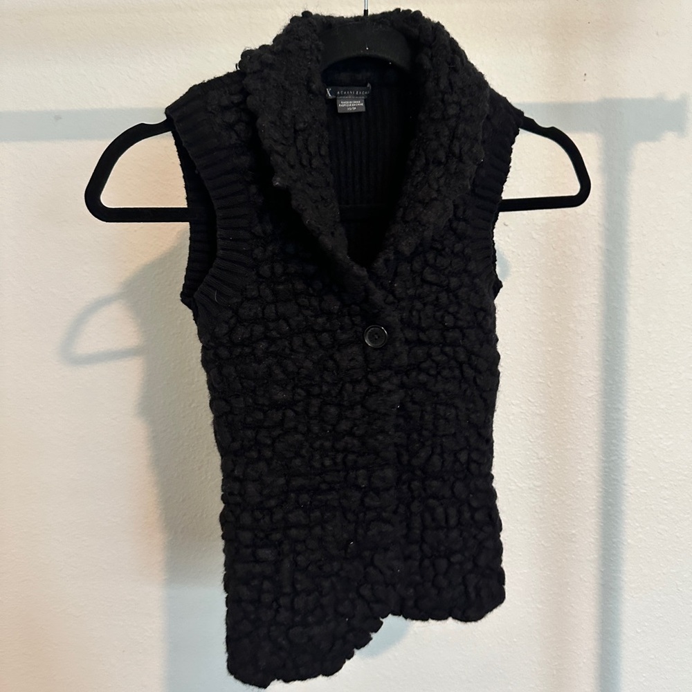 Armani Exchange Black Knit Sweater